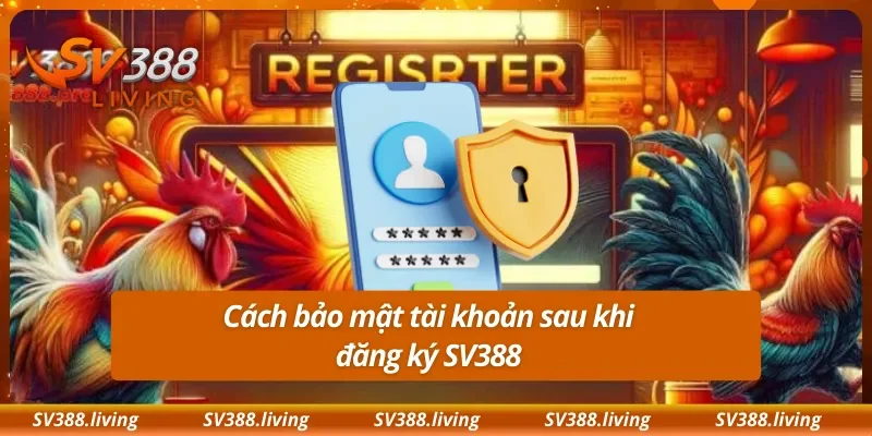 Cách bảo mật tài khoản sau khi đăng ký SV388